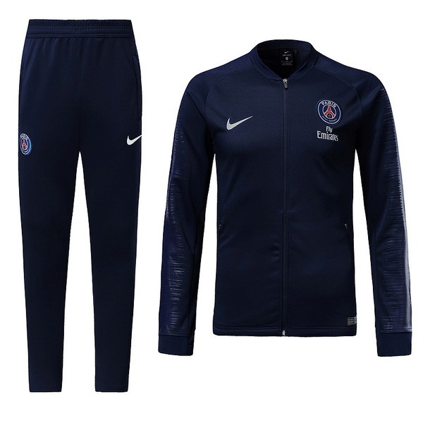 Trainingsanzug Kinder Paris Saint Germain 2018-19 Blau Marine Fussballtrikots Günstig